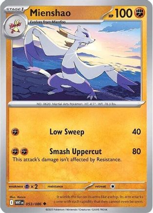 Mienshao (053/086) [Scarlet & Violet: White Flare]
