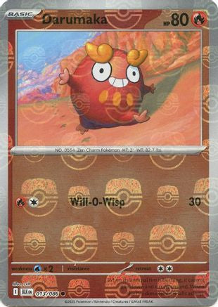 Darumaka (013/086) (Master Ball Pattern) [Scarlet & Violet: Black Bolt]