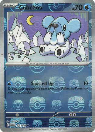Cubchoo (025/086) (Master Ball Pattern) [Scarlet & Violet: Black Bolt]