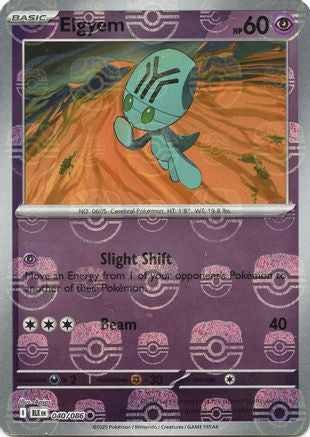 Elgyem (040/086) (Master Ball Pattern) [Scarlet & Violet: Black Bolt]