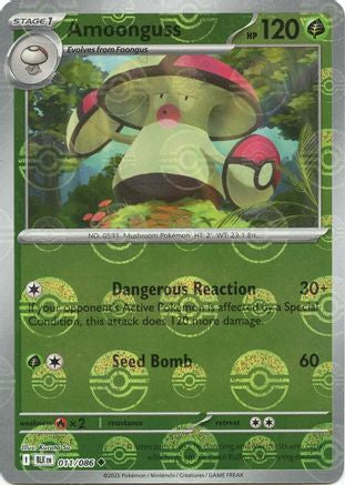 Amoonguss (011/086) (Poke Ball Pattern) [Scarlet & Violet: Black Bolt]