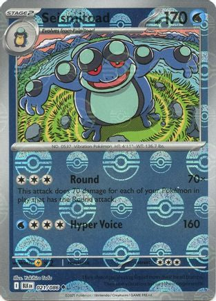 Seismitoad (021/086) (Poke Ball Pattern) [Scarlet & Violet: Black Bolt]