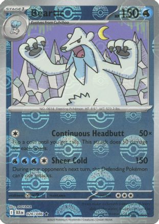Beartic (026/086) (Poke Ball Pattern) [Scarlet & Violet: Black Bolt]