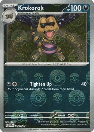 Krokorok (058/086) (Poke Ball Pattern) [Scarlet & Violet: Black Bolt]