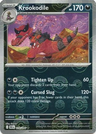 Krookodile (059/086) (Poke Ball Pattern) [Scarlet & Violet: Black Bolt]
