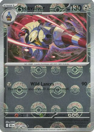 Escavalier (060/086) (Poke Ball Pattern) [Scarlet & Violet: Black Bolt]