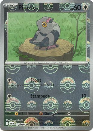 Pidove (071/086) (Poke Ball Pattern) [Scarlet & Violet: Black Bolt]