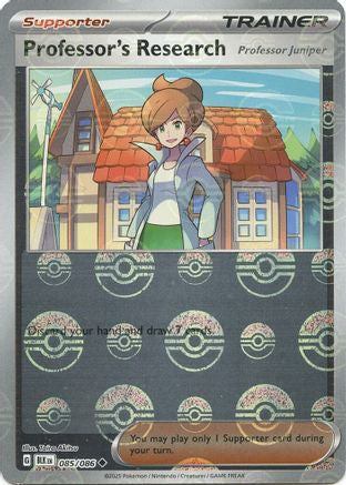 Professor's Research (085/086) (Poke Ball Pattern) [Scarlet & Violet: Black Bolt]