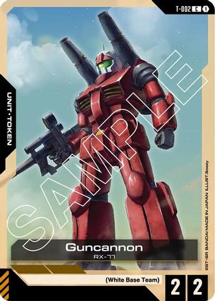 Guncannon (T-002) Token (T-002) - Newtype Rising