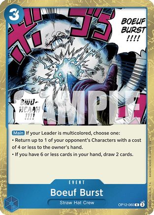 Boeuf Burst [Legacy of the Master]