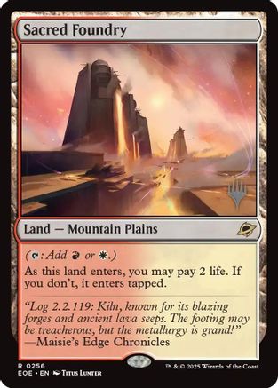 Sacred Foundry [Edge of Eternities Promo Pack]
