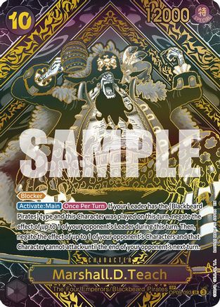 Marshall.D.Teach (SP) (Gold) [Legacy of the Master]
