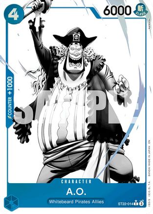 A.O. (Parallel) (ST22-014) - Starter Deck 22: Ace & Newgate Foil