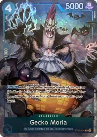 Gecko Moria (Seven Warlords of the Sea Binder Set) [One Piece Promotion Cards]