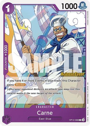 Carne [Legacy of the Master Release Event Cards]