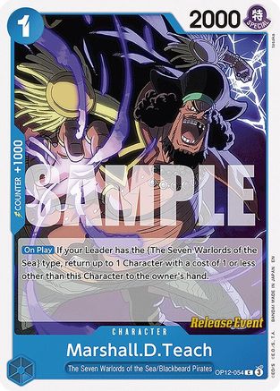 Marshall.D.Teach [Legacy of the Master Release Event Cards]