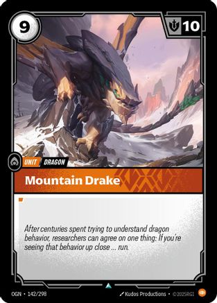 Mountain Drake (142/298) - Origins Foil