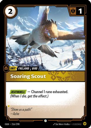Soaring Scout (216/298) - Origins Foil