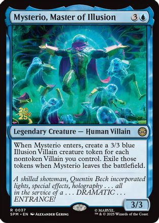 Mysterio, Master of Illusion [Marvel's Spider-Man Prerelease Promos]