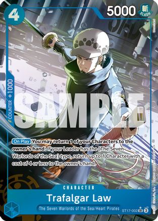 Trafalgar Law (ST17-002) (Alternate Art) [Premium Booster -The Best- Vol. 2]