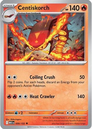 Centiskorch (030/132) [Mega Evolution: Base Set]