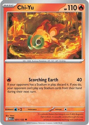 Chi-Yu (031/132) [Mega Evolutions: Base Set]