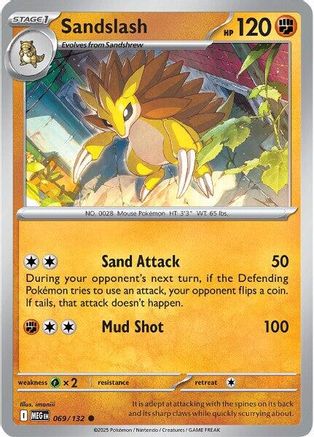 Sandslash (069/132) [Mega Evolution: Base Set]