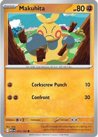 Makuhita (072/132) [Mega Evolution: Base Set]