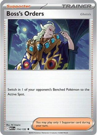 Boss's Orders (114/132) [Ghetsis] [Mega Evolutions: Base Set]