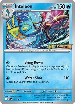 Inteleon (002) [Mega Evolution Promo]