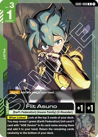 Flit Asuno (GD02-088) - Dual Impact Holofoil