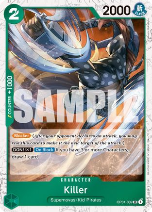 Killer (Pirate Foil) [Premium Booster -The Best- Vol. 2]