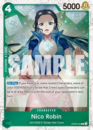 Nico Robin (OP09-033) (Pirate Foil) [Premium Booster -The Best- Vol. 2]
