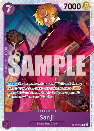 Sanji (OP09-065) (Reprint) [Premium Booster -The Best- Vol. 2]