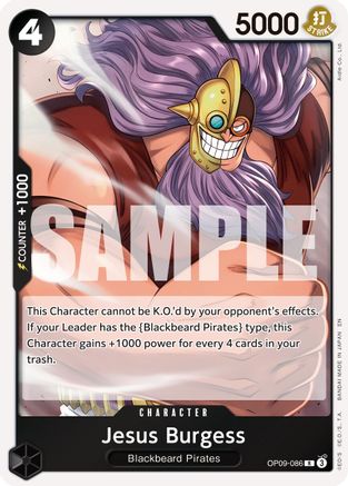 Jesus Burgess (Reprint) [Premium Booster -The Best- Vol. 2]