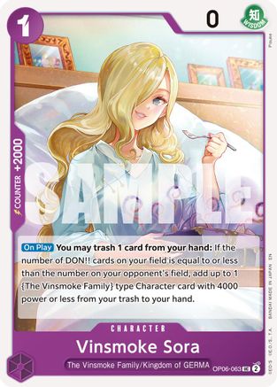 Vinsmoke Sora (Reprint) [Premium Booster -The Best- Vol. 2]