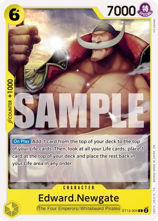 Edward.Newgate (ST13-004) (Reprint) [Premium Booster -The Best- Vol. 2]