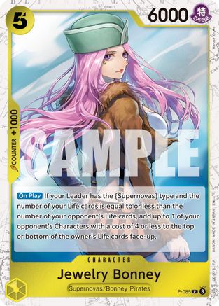 Jewelry Bonney (P-085) (Pirate Foil) [Premium Booster -The Best- Vol. 2]