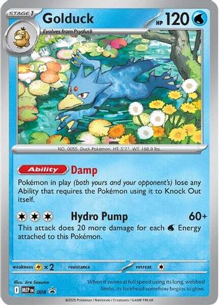 Golduck (008) [Mega Evolution Promo]