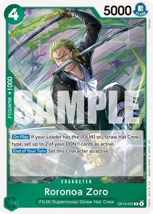 Roronoa Zoro [Carrying On His Will]