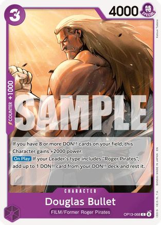 Douglas Bullet [Carrying On His Will]