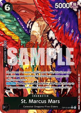 St. Marcus Mars (Alternate Art) [Carrying On His Will]