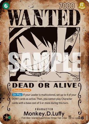Monkey.D.Luffy (Wanted Poster) [Carrying On His Will]