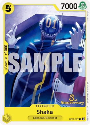 Shaka [Carrying On His Will: 3rd Anniversary Tournament Cards]