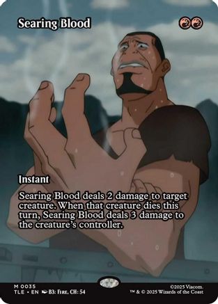 Searing Blood (Borderless) [Avatar: The Last Airbender: Eternal-Legal]