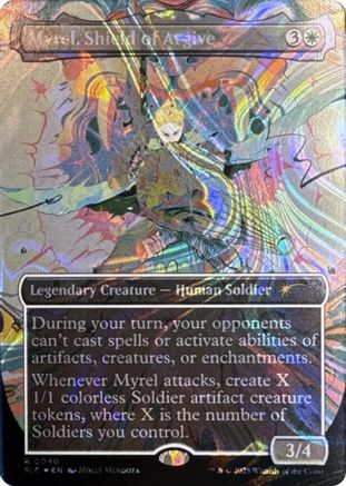 Myrel, Shield of Argive (Halo Foil) [Secret Lair Countdown Kit]