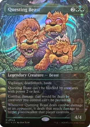 Questing Beast (Halo Foil) [Secret Lair Countdown Kit]