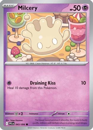 Milcery (043/094) [Mega Evolution: Phantasmal Flames]