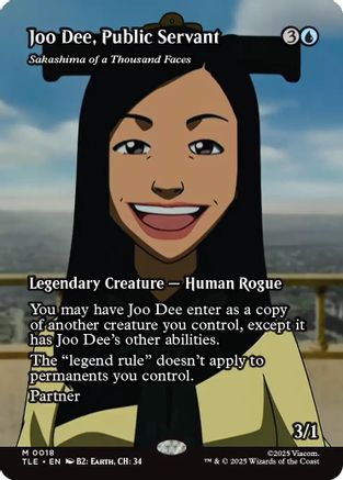 Joo Dee, Public Servant - Sakashima of a Thousand Faces (Borderless) [Avatar: The Last Airbender: Eternal-Legal]
