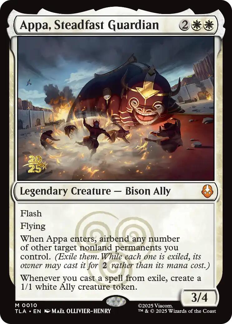Appa, Steadfast Guardian [Avatar: The Last Airbender Prerelease Cards]